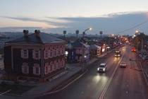 Байкал Иркутск, город на Ангаре Вид с моста на 130-й квартал