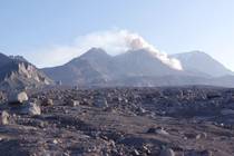 Камчатка Вулкан Шивелуч. Извержение и до него Утренний сход пирокластического потока