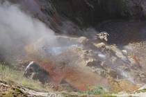 Камчатка Долина гейзеров, кальдера вулкана Узон и путь к ним по воздуху Кипящий гейзер