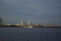 Москва Акватория Химкинского водохранилища Вид на Северное Тушино