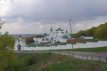 Верхняя Волга Город у слияния Оки и Волги Вознесенский Печерский мужской монастырь
